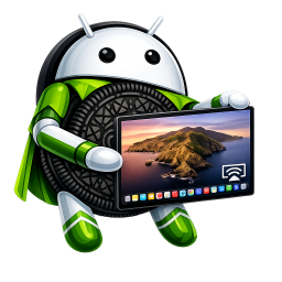 AirPlay receiver for the Lenovo ThinkSmart View — Kotlin + native RAOP, no UI, full-screen mirroring. logo